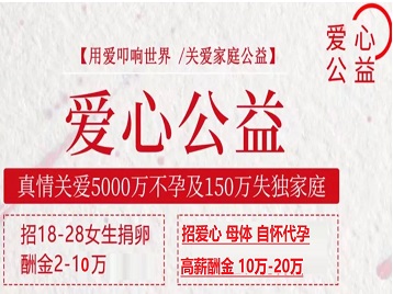蛟河捐卵助孕生子 爱心志愿者招募
